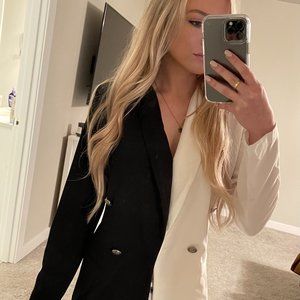 Black and White Blazer